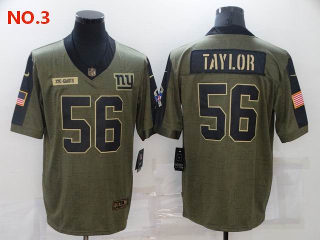  Men's New York Giants #56 Lawrence Taylor Jersey NO.3;